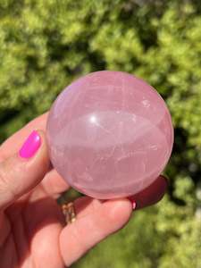 Star Rose Quartz Sphere