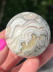 Agate: Crazy Lace Agate Sphere, Mexican