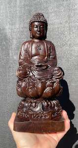 Buddha, Large Carved Wood