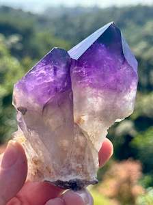 Amethyst Cluster, Large Deep Purple Points