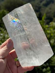Iceland Spar-Optical Calcite Rhomboid Cube