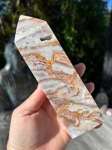 Crazy Lace Agate Tower, Mexican