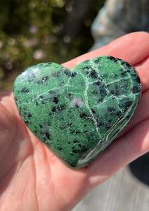 Ruby Zoisite Heart