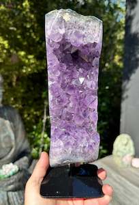 Amethyst: Amethyst Cluster On a stand 2