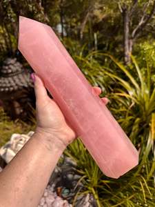Rose Quartz: Rose Quartz Tower - Extra Large