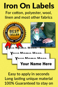 Products: Iron On Clothing Labels