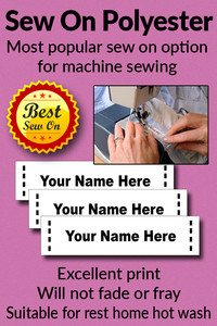 Products: Sew On Labels - Polyester