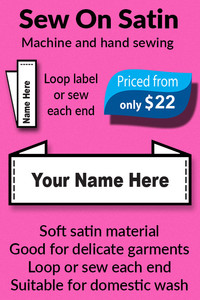 Products: Sew On - Satin