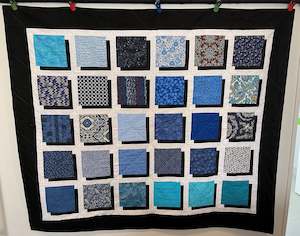 Quilts: Lap Quilt "In The Shadow"