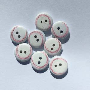 Buttons And Tags: "Cricket" wooden buttons