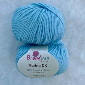 Best Selling: Broadway Merino DK - Baby Blue