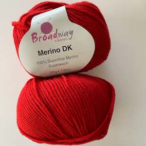 All Baby Knits: Broadway Merino DK - Red