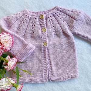 Outerwear: "Lynleigh" merino baby cardigan