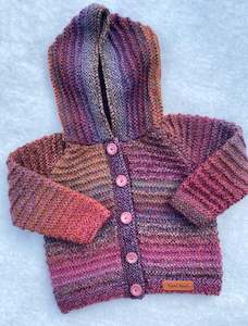 "Largo" Handknit Merino Baby Hoodie