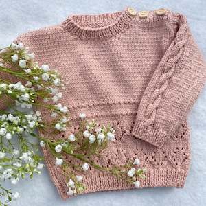 "Lottie" baby sweater