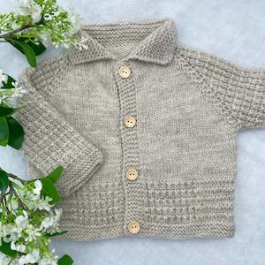 Outerwear: "Ainsley" merino baby jacket