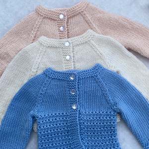 Baby Clothes 0 6 Months: "Kensington" hand knit merino baby cardigan