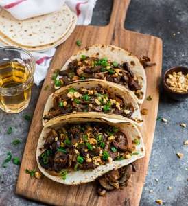 Trio of Mushroom “Sisig”