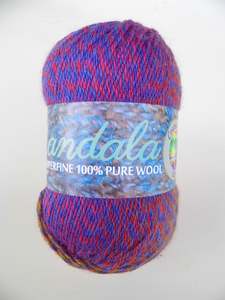 Mandala 8ply 100gm - 100% Wool