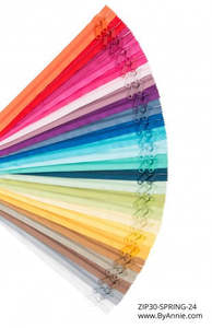 ByAnnie 30" HANDBAG ZIPPERS - DOUBLE-SLIDE