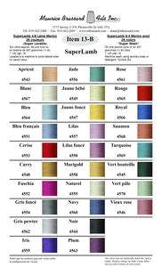 MB SW Superlamb 8/4- 100% Merino - 227gm 512 mtrs