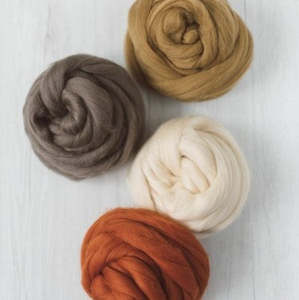 Dhg Fibres Yarns Felts Pre Felts Fabrics: DHG - Tops 75% fine merino wool - 25% kid mohair - 100gms