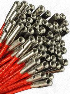 ChiaoGoo TWIST™ Red Cables 8" (20 cm)