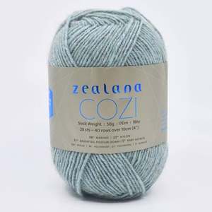 Zealana Yarn: Zealana Cozi Sock Weight - 58% Merino/15% Possum/5% Alpaca/22% Nylon - 50gm