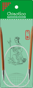 Chiaogoo Needles And Accessories: ChiaoGoo Bamboo Circulars - 16" (40 cm), Patina