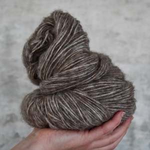 Undyed Yarn - Aplaca/Cotton - Cavea Bark - 100gm