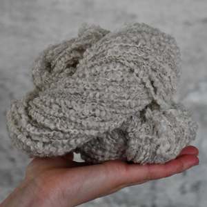 Undyed Yarn - Alpaca/Cotton - Aran Loop De Loop - 100gm