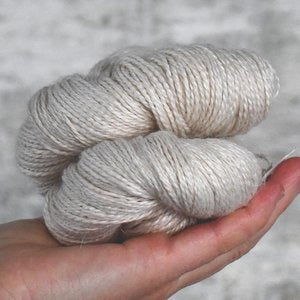 Undyed Yarn: Undyed Yarn - Alpaca/Linen/Silk - Egyptian DK - 100gm