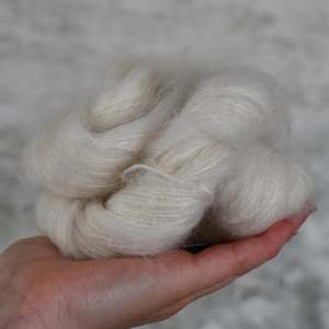 Undyed Yarn: Undyed Yarn - The Dream 100% Kid Mohair DK - 50gm