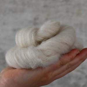 Undyed Yarn: Undyed Yarn - Kid Mohair Lace Kid Mohair/Silk - 50gm