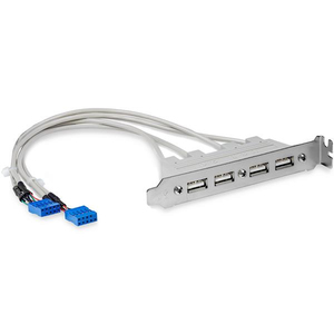 Products: NanoByte Solutions (NZ) StarTech.com 4 Port USB A Female Slot Plate Adapter