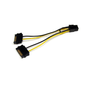 NanoByte Solutions (NZ) StarTech.com 6in SATA Power to 6 Pin PCI Express Video C&hellip;