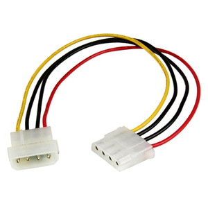 NanoByte Solutions (NZ) StarTech.com 12in LP4 Power Extension Cable - M/F