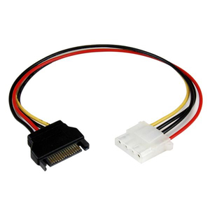 NanoByte Solutions (NZ) StarTech.com 12in SATA to LP4 Power Cable Adapter - F/M