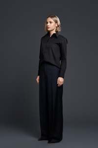 Fi-AEN BLACK LONG-SLEEVE SHIRT