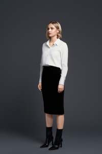 Shirts: SERAVON WHITE LONG-SLEEVE SHIRT