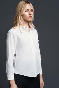Shirts: LUXORA WHITE  LONG-SLEEVE SHIRT