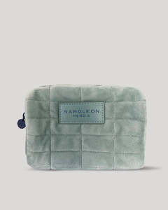Makeup Bags Cases: CLOUD SOFT QUILTED BEAUTY POUCH