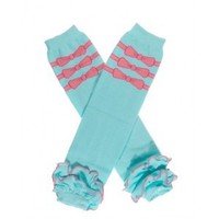 Products: JuDanzy Double Ruffle Leg Warmers - Little Bow Peep