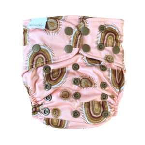 Snap In Nappies: Bare and Boho Soft Cover OSFM Nappy ( Version 1)