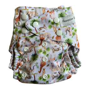 Pocket Nappies: Paterpillar Baby Handmade Double Gusset Pocket Nappy