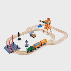 Child - Play: Hape - Crossing + Crane Set