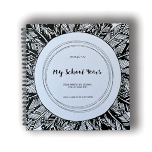 Keepsake Books: Marlee + Jo - My School Years - Monochrome