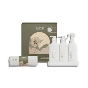 Kitchen: Al.ive - Kitchen Trio + Towel Gift Set - Lemon Myrtle + Honeydew