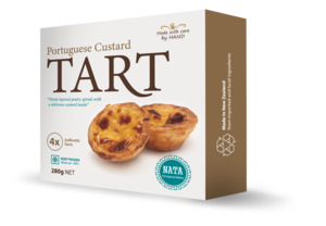 Portuguese Tarts Box of 4 Frozen