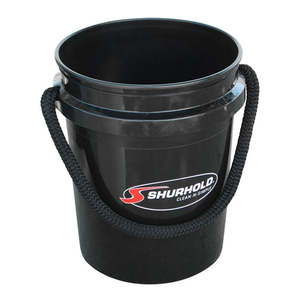 Shurhold 2452 World's Best Rope Handle Bucket (5gal Black)